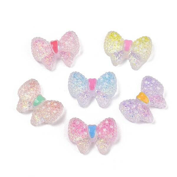 Opaque Resin Bowknot Cabochons
