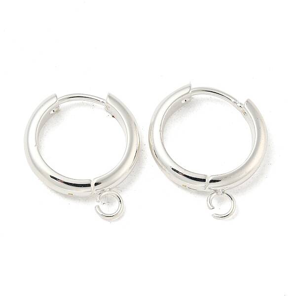 201 Stainless Steel Huggie Hoop Earring Findings