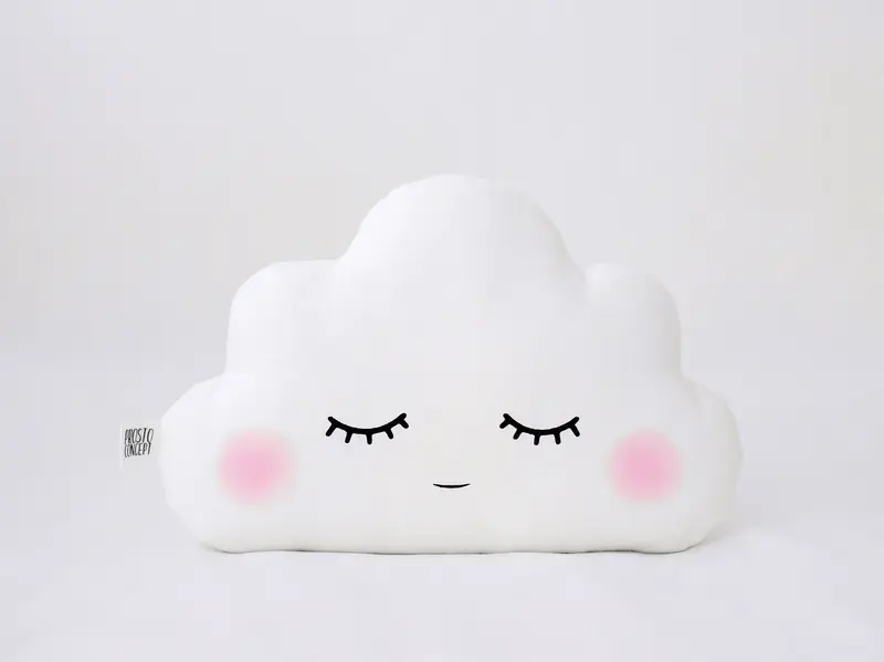 White Small Cloud Pillow