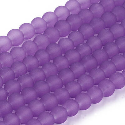 Transparent Glass Bead Strands