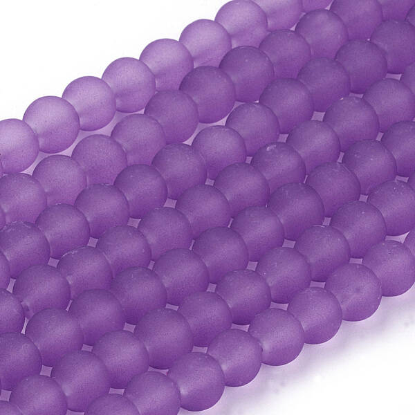 Transparent Glass Bead Strands