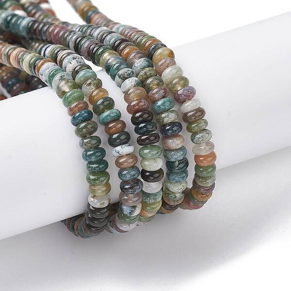 Natural Indian Agate Beads Strands