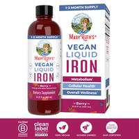 MaryRuth's Liquid Iron Supplement for Women, Men, & Kids 4 & Up - Iron for Healthy Blood & Oxygen - Sugar Free - Vegan - Glut...