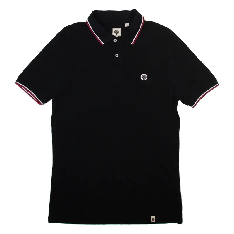 PRETTY GREEN Mens Polo Shirt Black S