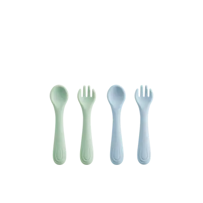 Tiny Grip Silicone Fork and Spoon