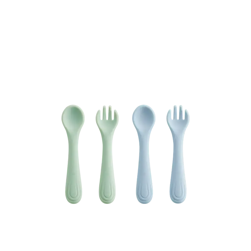 Tiny Grip Silicone Fork and Spoon