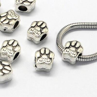 Alloy European Beads