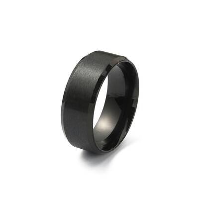 201 Stainless Steel Plain Band Ring for Men Women