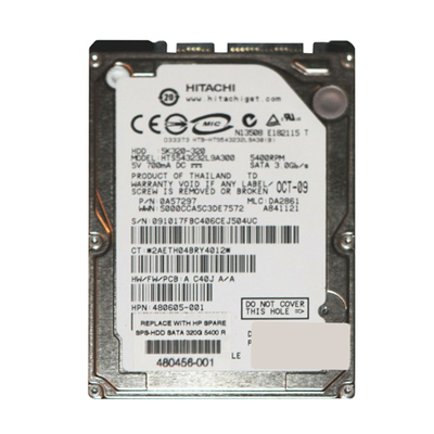 480456-001 HP 320GB 5400RPM SATA 3Gb/s 2.5-inch Hard Drive