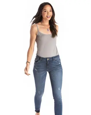 spaghetti tank - grey | Size: large