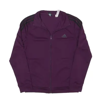 ADIDAS Track Jacket Purple Womens M