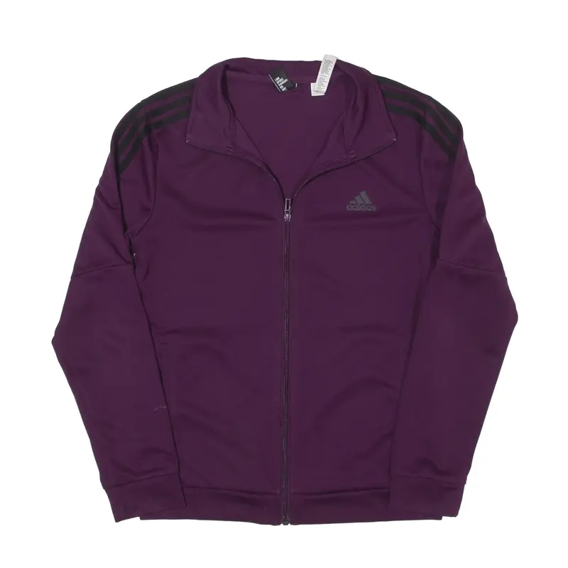 ADIDAS Track Jacket Purple Womens M