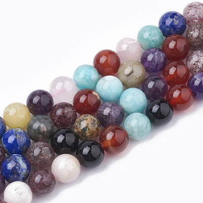 Natural Mixed Stone Beads Strands