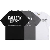 GALLERY DEPT T-shirt Cotton Fashion T shirt classic letter print T-shirts for men and women couples loose Leisure short sleev...