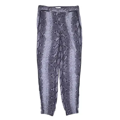 PAUL SMITH Snake Skin Print Trousers Grey Slim Skinny Viscose Womens W28 L27