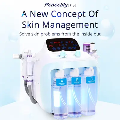 Pro Hydro Facial Ultrasonic Bio Skin Scrubber Facial Lifting Beauty Machine for Spa Salon Studio Home Use | SR-AF1325