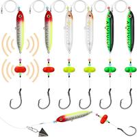 Catfish Float Rigs with Rattles Catfish Tackle for Bank Fishing Santee Rig 6PCS