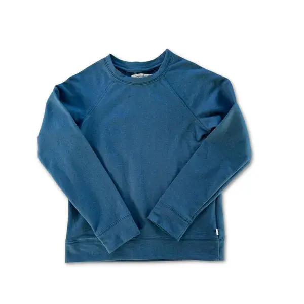 Stevie Raglan Sweatshirt - Peacock Blue | Size: 8 y
