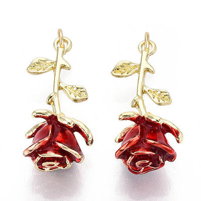Brass Enamel Pendants