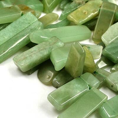 Chip Natural Green Aventurine Graduated Beads Strands