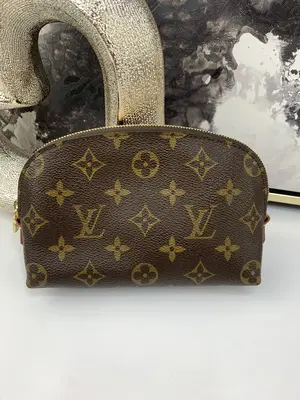 Pre-owned Louis Vuitton canvas Small Leather Goods Cosmtic ppuch PM
