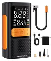 CARNOTAURUS Portable Air Pump Tire Inflator with Auto Shut Off, 150PSI Cordless for Car/Bike/Motorcycle, LED Light, Waterproo...