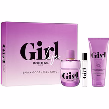 Rochas Girl Life Gift Set Edp 75Ml, Mini Edp 7.5Ml And Body Balm 100Ml