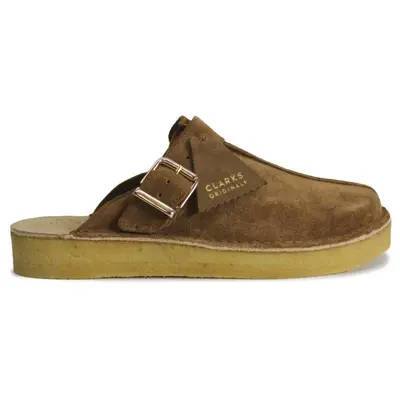 Clarks Originals Trek Mule Suede Men's Clogs Shoes - Caramel - Size:US 12 Men