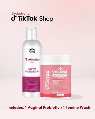 ETERNAL SPIRIT BEAUTY Women's Probiotic Kit With Feminine Wash - 60 count (Pack of 1) - KIT #6 - Probiotic for Women pH Balan...