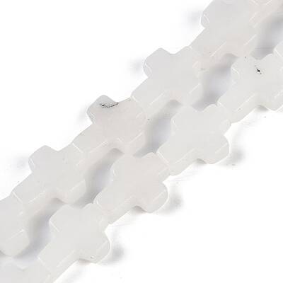 Natural White Jade Beads Strands