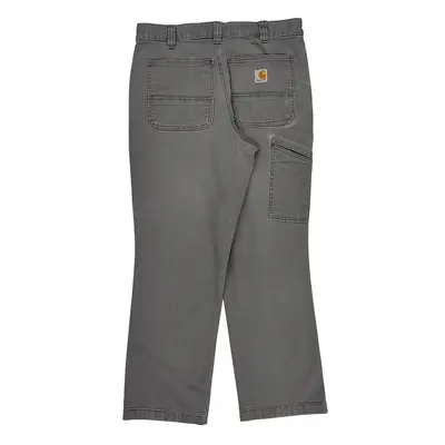 Relaxed Fit Carhartt Trousers - 32W 28L Grey Cotton Blend