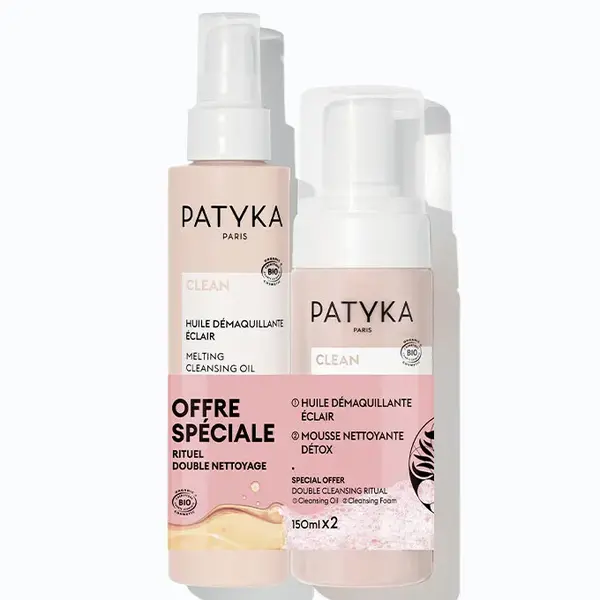 Patyka Clean Double Cleansing Ritual Bio 2x150ml