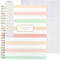 Teacher Planner 2025-2026 Academic Year 8.5” x 11” July 25-26 Weekly Monthly Lesson Planner Calendar Spiral Bound - 215 S...
