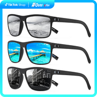 TURBOPEP 【FREE SHIPPING】3 Pairs Simple Sunglasses For Everyday Use, Unisex Polarized Glasses, Square Sunglasses,Lightweig...