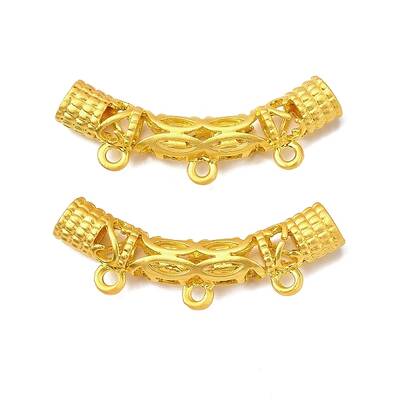 Alloy Curved Tube Chandelier Component Links