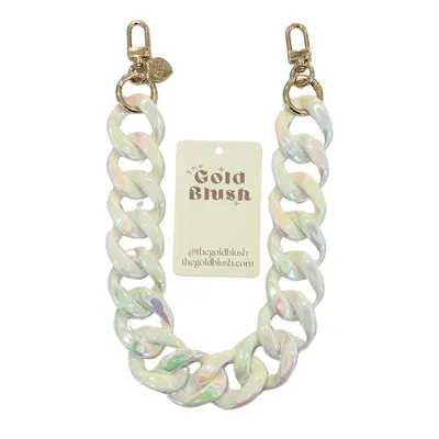 Gold Blush Acrylic Luxe Bag Chain | 18 Multi-Use Handle, Strap & Décor