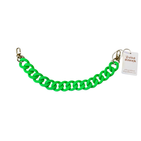 Gold Blush Acrylic Luxe Bag Chain- 18\