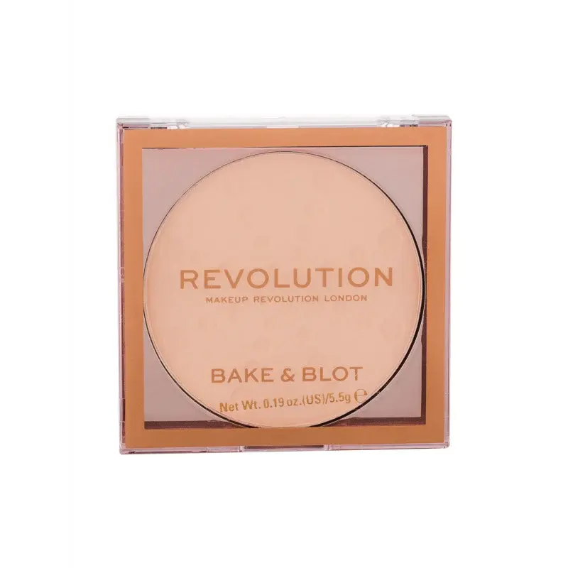 Makeup Revolution, Bake And Blot Makeup Powder, 5.5g