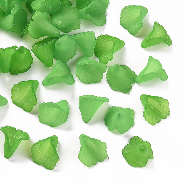 Transparent Acrylic Bead Caps