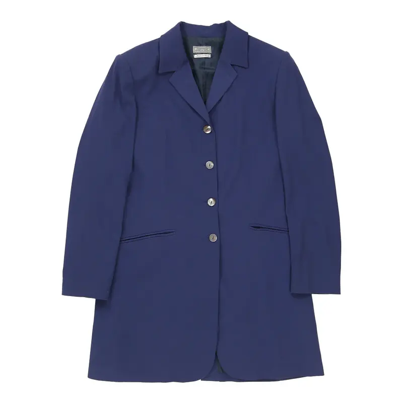 Fendissime Blazer - Medium Blue Polyester Blend | Size: medium