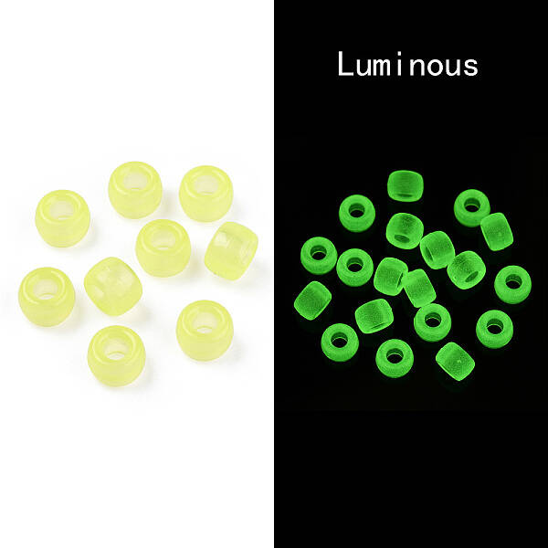 Transparent & Luminous Plastic Beads