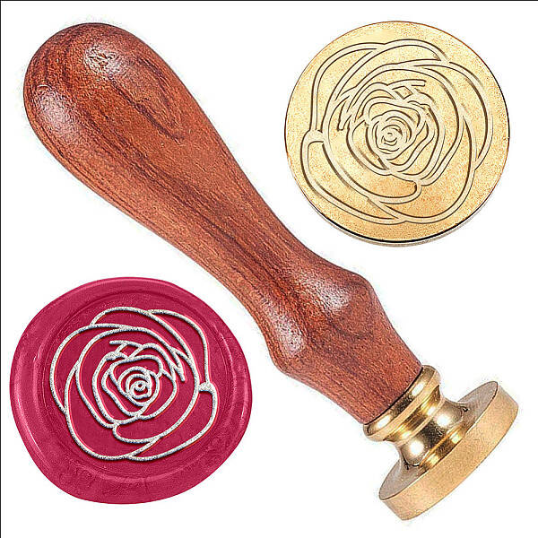 Golden Plated Brass Sealing Wax Stamp Head