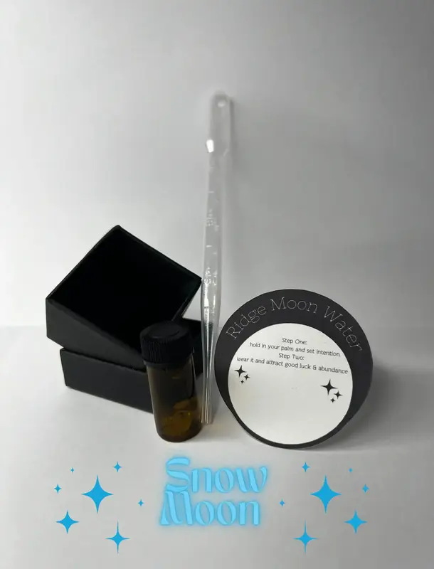 Snow Moon Water Refill Jar