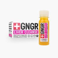 GNGR Liver Cleanse Shot - Organic Ginger Shot with Milk Thistle, Turmeric (95% Curcumin), Dandelion, Prebiotic Fiber, Vitamin...