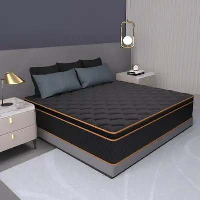 10‘’12 Inch Space-Saving Mattress, 6-Layer Therapeutic Foam, Twin Size Cooling Gel Support for Back Comfort, Medium Firm ...