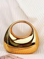 Women's Elegant Fashion Exquisite Evening Bag, Metal Handheld Purse, New Banquet Elegant Fashion Exquisite Wallet