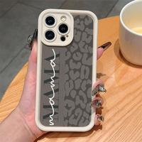 Fashion Leopard-pattern Phone Case, TPU Decorative Phone Protector Cover, Phone Accessories Compatible with iPhone 11 12 13 ...