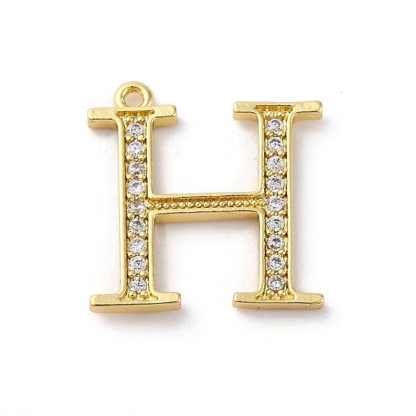 Rack Plating Brass Micro Pave Cubic Zirconia Pendant