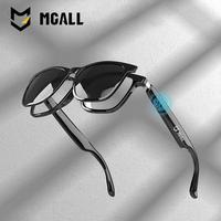 MGALL C08 Wearable Smart Glasses, Bluetooth-Compatible Earbud Headphone for Music & Calls, Durable Electronic Audio Glasses, ...