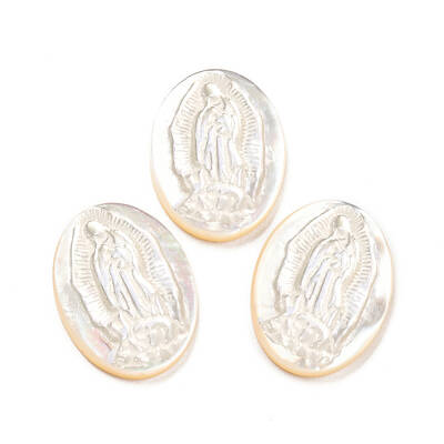 Religion Natural Sea Shell Cabochons